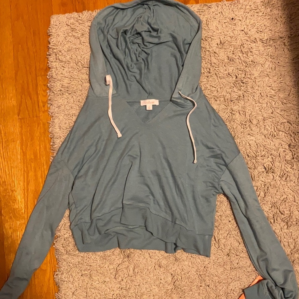 Colsie crop hoodie